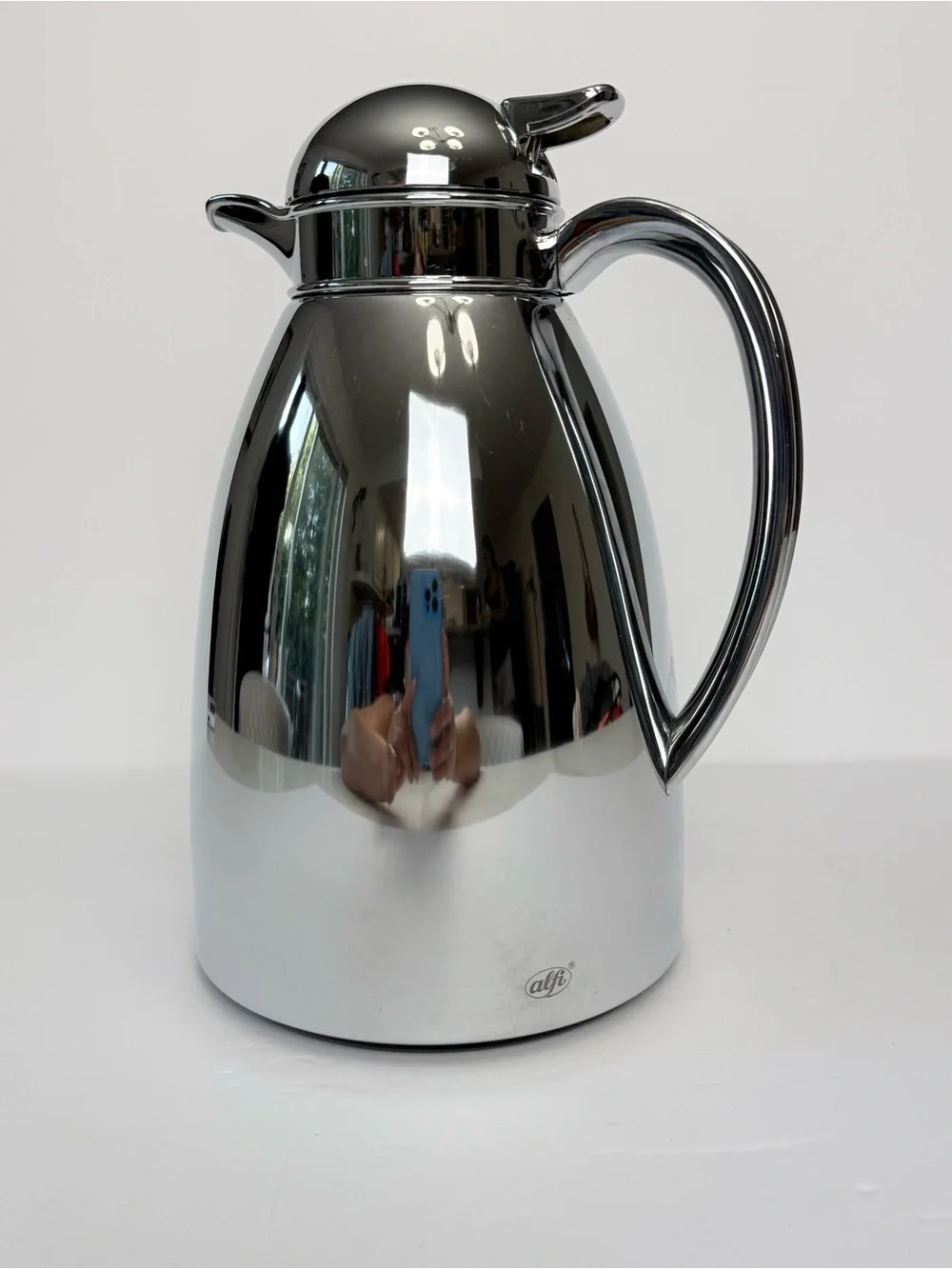 Alfi Albergo 1L Top Vacuum Thermal Carafe Hot Cold Stainless Steel Germany NEW